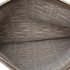 Fendi Large Woven Fabric and Calfskin FF Flat Pouch Secondhand