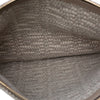 Fendi Large Woven Fabric and Calfskin FF Flat Pouch Secondhand