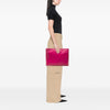 Valentino Large Leather Rockstud Clutch Secondhand