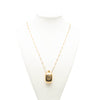 Gucci Gold Plated Perfume Bottle Pendant Necklace Secondhand