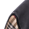 Burberry House Check Trimmed Grainy Calfskin Horn Toggle Tote Secondhand