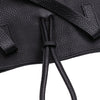 Burberry House Check Trimmed Grainy Calfskin Horn Toggle Tote Secondhand