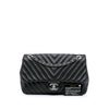 Chanel Jumbo Classic Chevron Lambskin Double Stitch Single Flap Secondhand