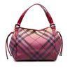 Burberry Supernova Check Coated Canvas Bilmore Tote Secondhand