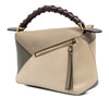 LOEWE Small Tricolor Calfskin Braided Puzzle Edge Satchel Secondhand