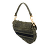 Dior Canvas Embroidered Camouflage Saddle Bag Secondhand