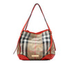 Burberry Small House Check Canvas Bridle Canterbury Tote Secondhand