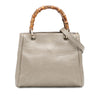 Secondhand Gucci Small Calfskin Bamboo Shopper Satchel