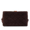 Secondhand Chanel CC Quilted Suede Box Vanity Bag