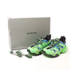 Balenciaga Track Panel Style Mesh and Nylon Sneakers in Green x Black, Size 36 EU Secondhand