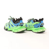 Balenciaga Track Panel Style Mesh and Nylon Sneakers in Green x Black, Size 36 EU Secondhand
