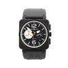 Bell & Ross BR03-94-S 05034 SS & Rubber AT Watch with Black Dial Secondhand