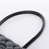 Bottega Veneta Leather Woven Rumple Desiree Shoulder Bag in Black Secondhand