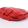 Bottega Veneta Bulb Smooth Leather Shoulder Bag in Red Secondhand