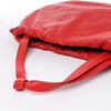 Bottega Veneta Bulb Smooth Leather Shoulder Bag in Red Secondhand