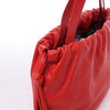 Bottega Veneta Bulb Smooth Leather Shoulder Bag in Red Secondhand