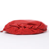 Bottega Veneta Bulb Smooth Leather Shoulder Bag in Red Secondhand