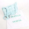 Bottega Veneta Padded Cassette Maxi Intrecciato Leather Shoulder Bag in Blue Secondhand
