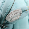 Bottega Veneta Padded Cassette Maxi Intrecciato Leather Shoulder Bag in Blue Secondhand