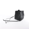 Bottega Veneta Cassette Mini Bucket Maxi Intrecciato Leather Handbag in Black Secondhand