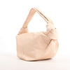 BOTTEGA VENETA Double Knot Mini Leather Handbag in Pink Secondhand
