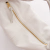 BOTTEGA VENETA Double Knot Mini Leather Handbag in White Secondhand