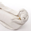 BOTTEGA VENETA Double Knot Mini Leather Handbag in White Secondhand