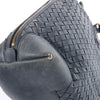 Bottega Veneta Intrecciato Leather 2Way Handbag in Navy Blue 194403 Secondhand