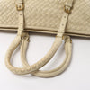 Bottega Veneta Montaigne Intrecciato Leather Shoulder Bag in Beige 173398 Secondhand