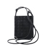 Bottega Veneta Intrecciato Leather Shoulder bag in Black Secondhand