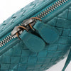 Bottega Veneta Nodini Intrecciato Leather Crossbody Bag in Green Secondhand