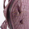 Bottega Veneta Nodini Intrecciato Leather Crossbody Bag in Purple Secondhand