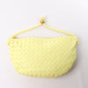 Bottega Veneta Intrecciato Medium Turns Pouch Leather Shoulder bag in Yellow Secondhand