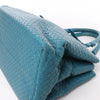 Bottega Veneta Intrecciato Roma Leather Handbag in Blue Secondhand