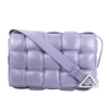 Bottega Veneta Padded Cassette Maxi Intrecciato Leather Shoulder Bag in Purple Secondhand