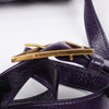 Bottega Veneta Padded Cassette Maxi Intrecciato Leather Shoulder Bag in Purple Secondhand