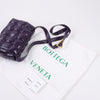 Bottega Veneta Padded Cassette Maxi Intrecciato Leather Shoulder Bag in Purple Secondhand