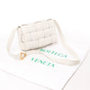 Bottega Veneta Padded Cassette Maxi Intrecciato Leather Shoulder Bag in Ecru Secondhand