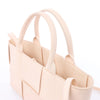 Bottega Veneta The Arco Maxi Intrecciato Leather Handbag in Pink Secondhand