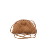 Bottega Veneta The Pouch Mini Leather Crossbody bag in Brown Secondhand