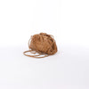 Bottega Veneta The Pouch Mini Leather Crossbody bag in Brown Secondhand