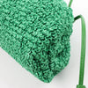 Bottega Veneta The Pouch Mini Raffia x Leather Crossbody bag in Green Secondhand