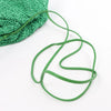 Bottega Veneta The Pouch Mini Raffia x Leather Crossbody bag in Green Secondhand