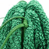 Bottega Veneta The Pouch Mini Raffia x Leather Crossbody bag in Green Secondhand