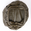 Bottega Veneta The Pouch Oversize Leather Clutch Bag in Green Secondhand