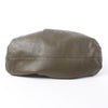 Bottega Veneta The Pouch Oversize Leather Clutch Bag in Green Secondhand
