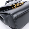 Bottega Veneta Box Calfskin Nappa Clip Shoulder Bag in Black Secondhand