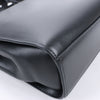 Bottega Veneta Box Calfskin Nappa Clip Shoulder Bag in Black Secondhand