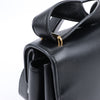 Bottega Veneta Box Calfskin Nappa Clip Shoulder Bag in Black Secondhand
