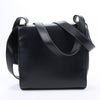 Bottega Veneta Box Calfskin Nappa Clip Shoulder Bag in Black Secondhand